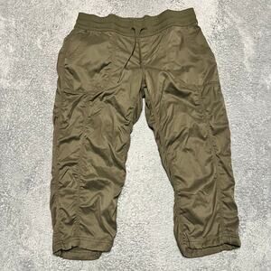 The North Face Pants Womens XL Aphrodite Capri 2.0 Hiking Outdoor Green